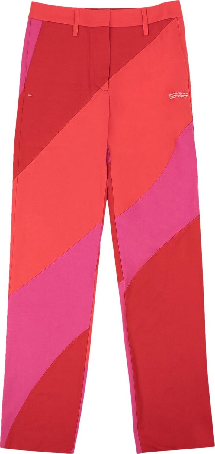 

Брюки Off-White Spiral New Formal Pant Red/Fuchsia, красный