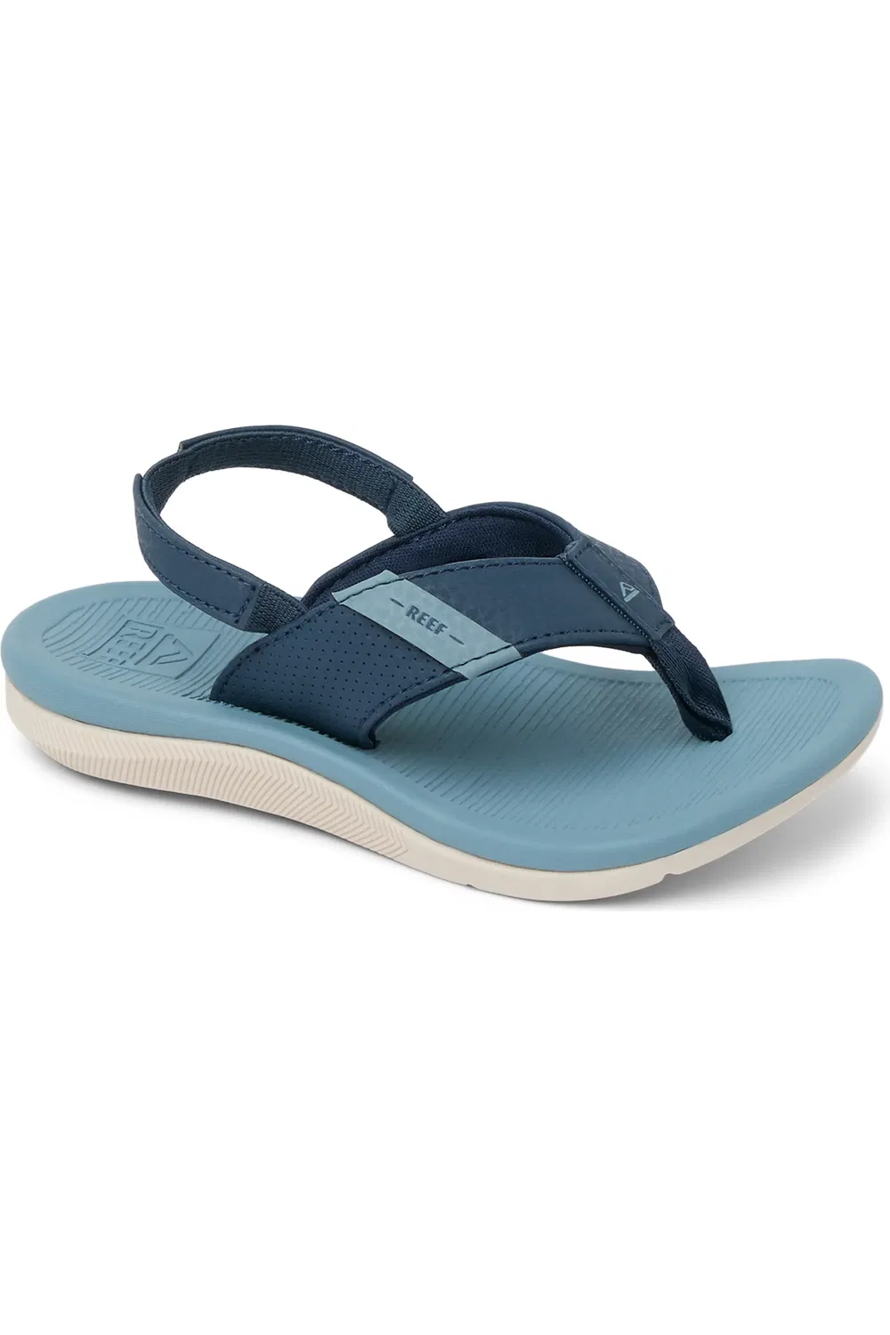 Детские сандалии шлепанцы с ремешком Little Santa Ana Reef, Blue/Faded Blue