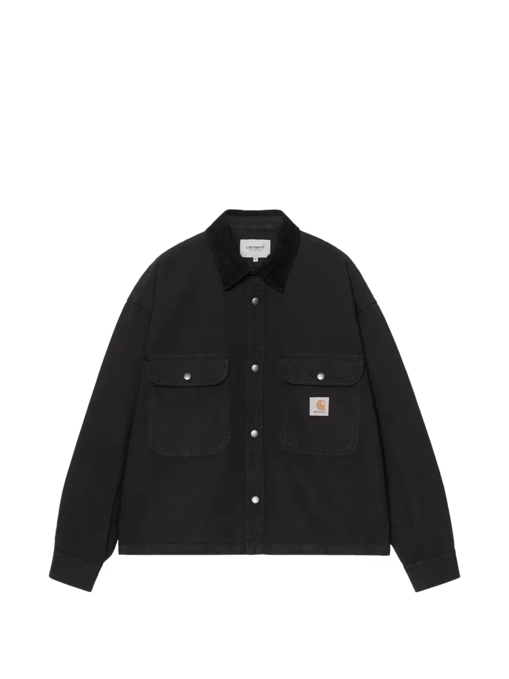 

Куртка-рубашка Prescott с воротником из вельвета Carhartt Wip, черный