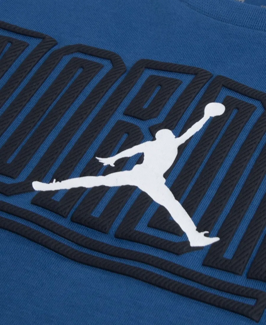 Комплект из лонгслива и джоггеров с логотипом Jordan, Blue — фото 4