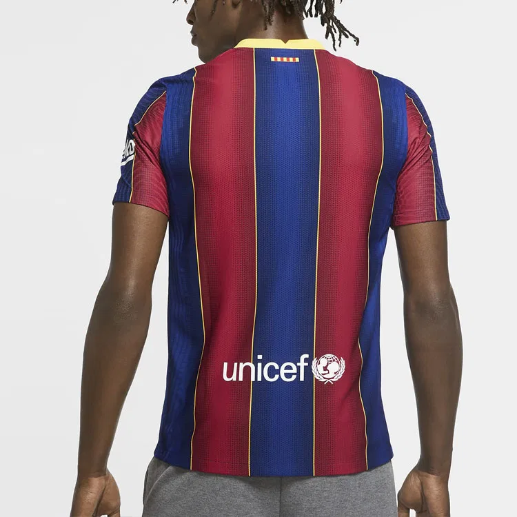 Футболка Barcelona FC 20/21 Match Shirt, Nike, Red Blue — фото 4