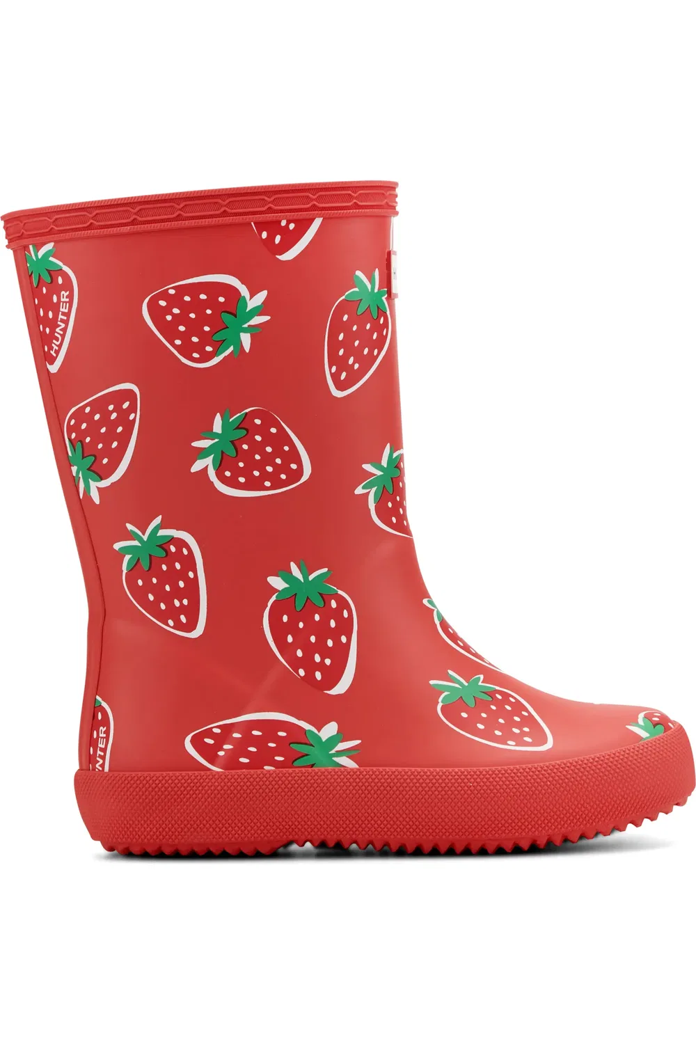 Детские сапоги резиновые First Classic Rain Boot Hunter, Medium Red Strawberries — фото 3
