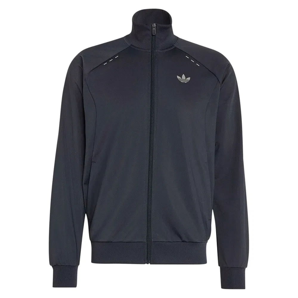 Мужской спортивный костюм с принтом Tech Trefoil Essentials Track Set Adidas Originals, Black — фото 4
