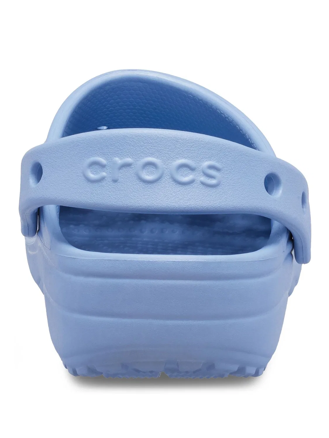 Клоги Crocs Classic Floral Cut Out, синие — фото 4