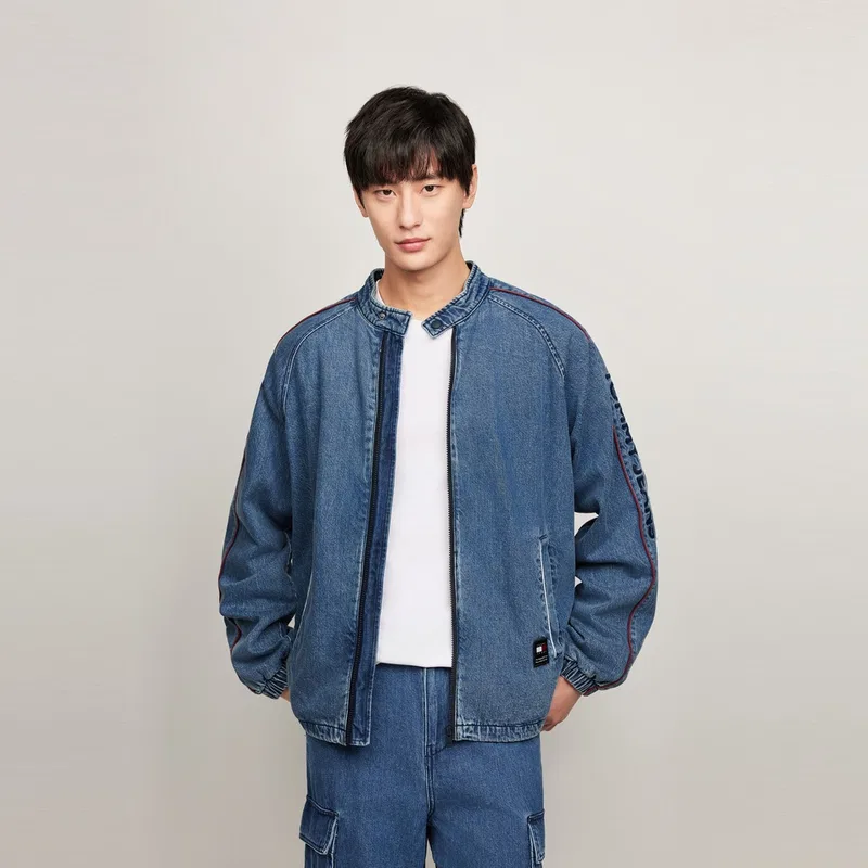 Мужская джинсовая куртка Tommy Hilfiger, Denim Blue 1A4 — фото 4