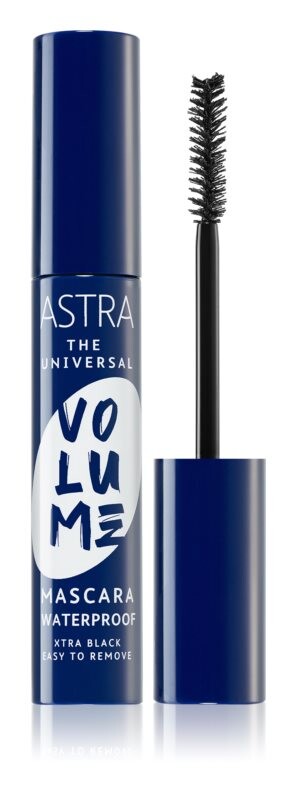 

Водостойкая тушь для объема Astra Make-up Universal Volume, оттенок Extra Black 13 мл
