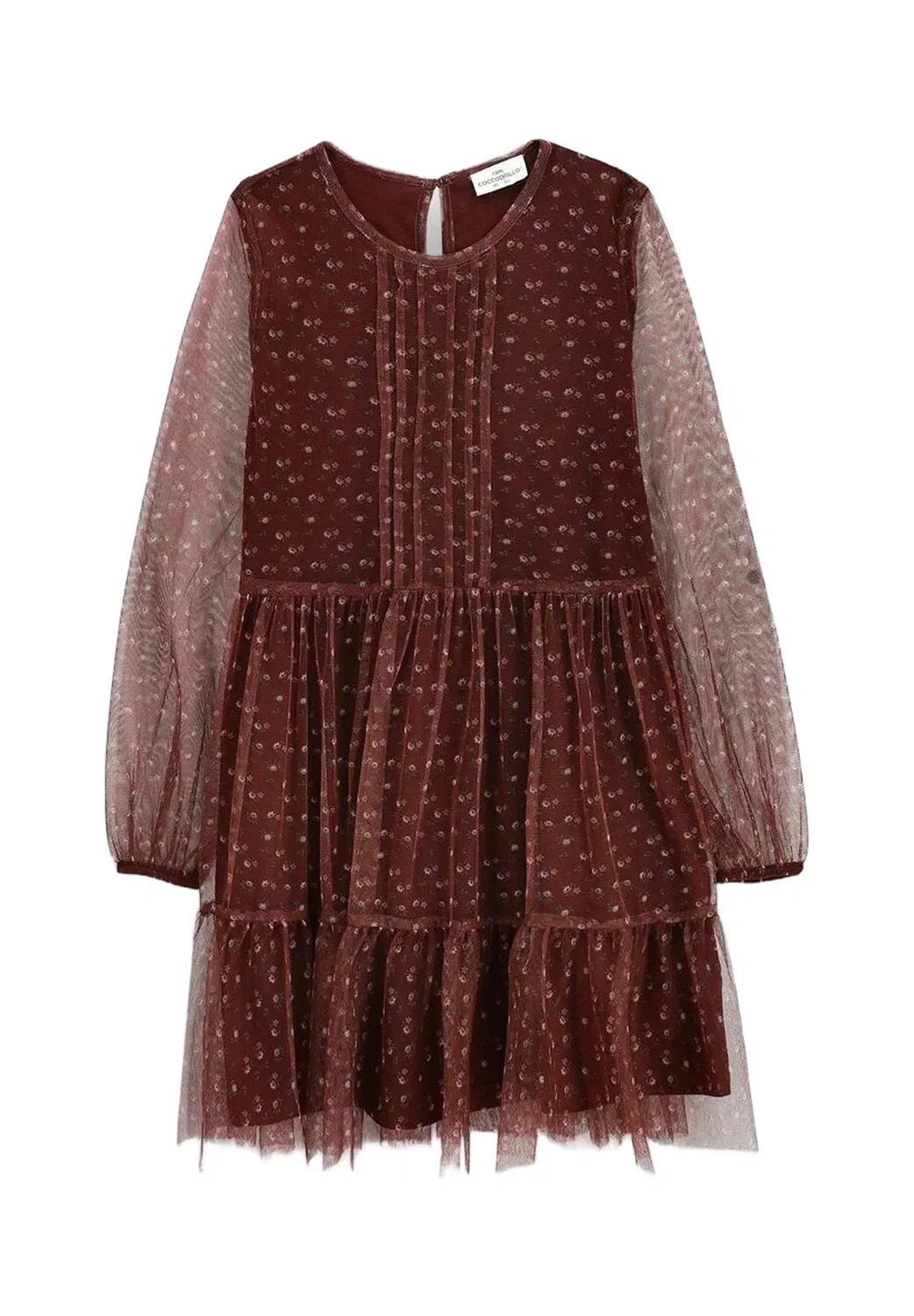 Sukienka tkana - дневное платье Coccodrillo, Dark Red