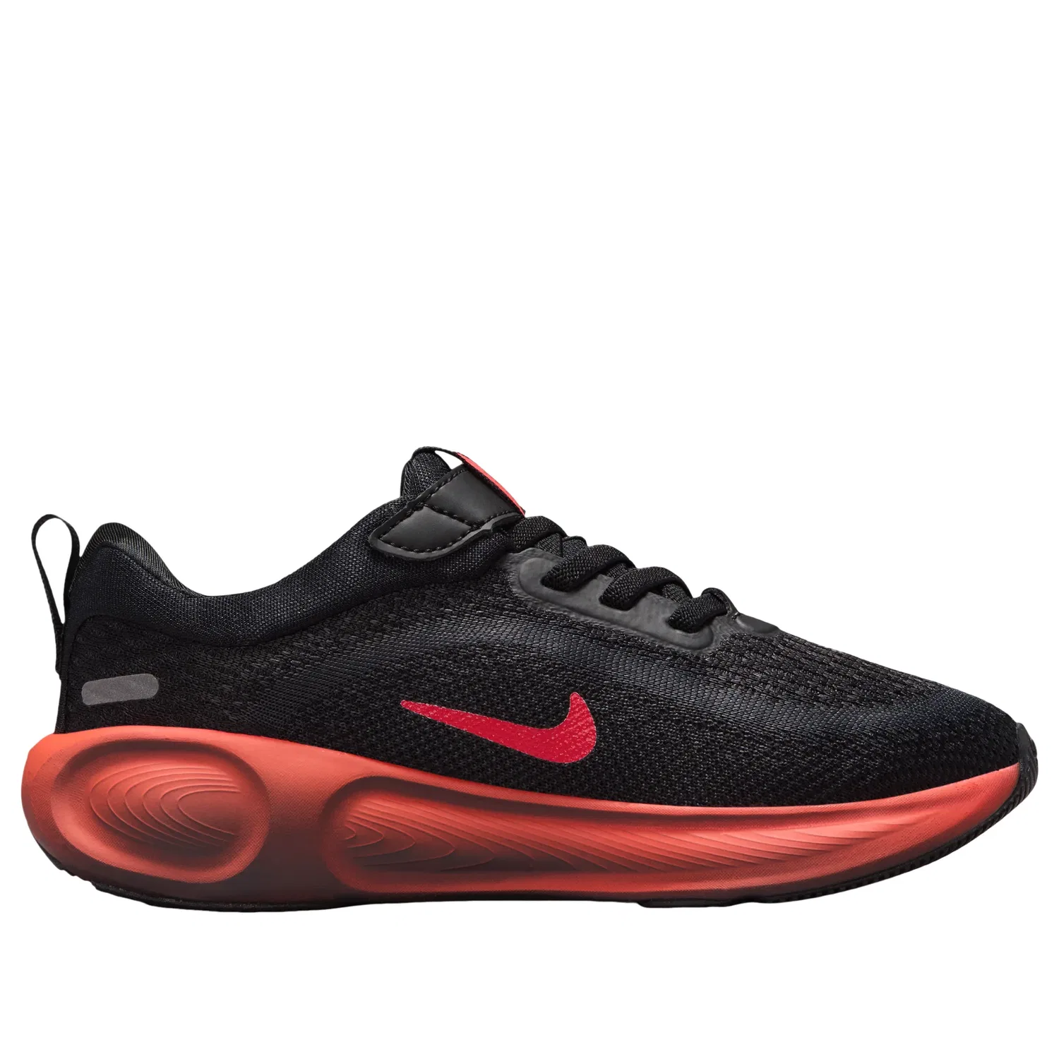 Детские кроссовки с сетчатым верхом Stellar Ride 'Black University Red' Nike, Black/Cool Grey/University Red/Red Orbit — фото 2