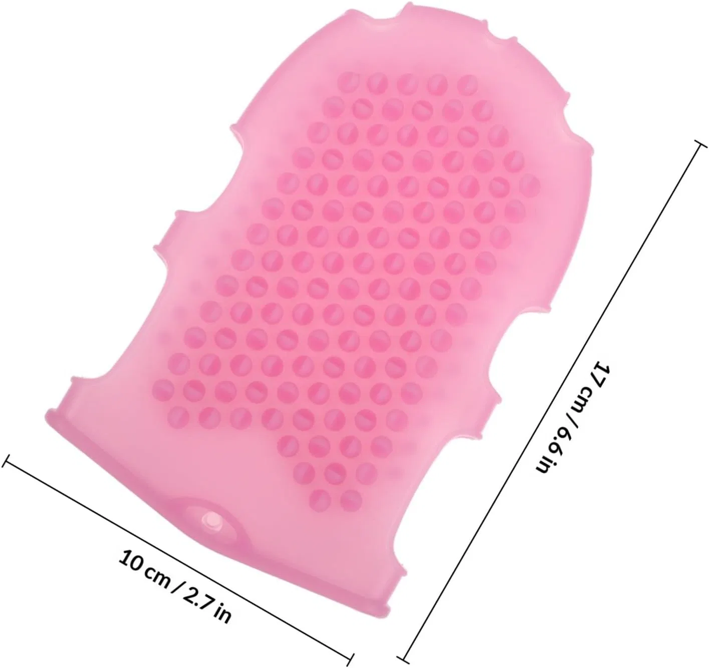 Массажная щетка для тела 2 в 1, Silikon, Rosa Generic — фото 2