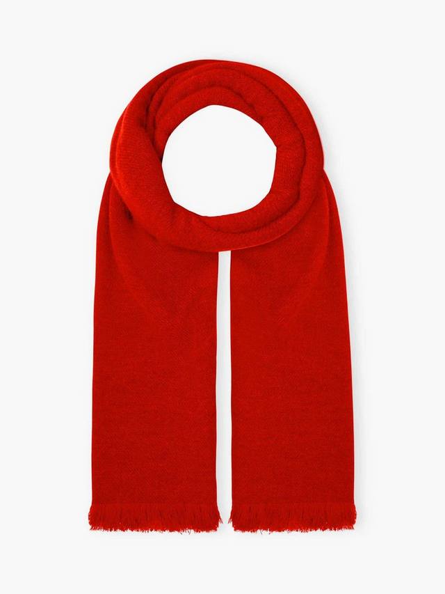 

Кашемировый шарф-палантин Brora, цвет Crimson