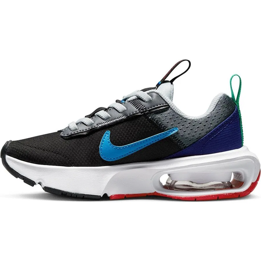 Детские спортивные кроссовки с воздушной подошвой Air Max Intrlk Lite Nike, Серо-черный — фото 2