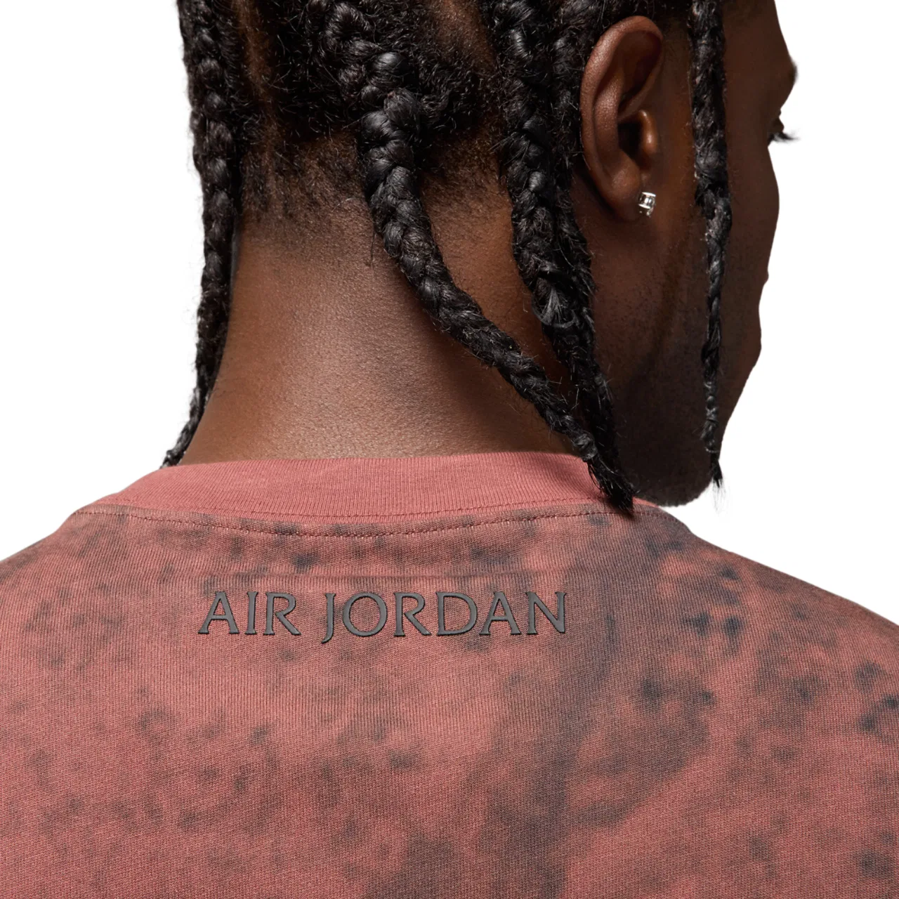 Футболка мужская Air 85 Graphic Crew Jordan, цвет Maroon/Black — фото 3