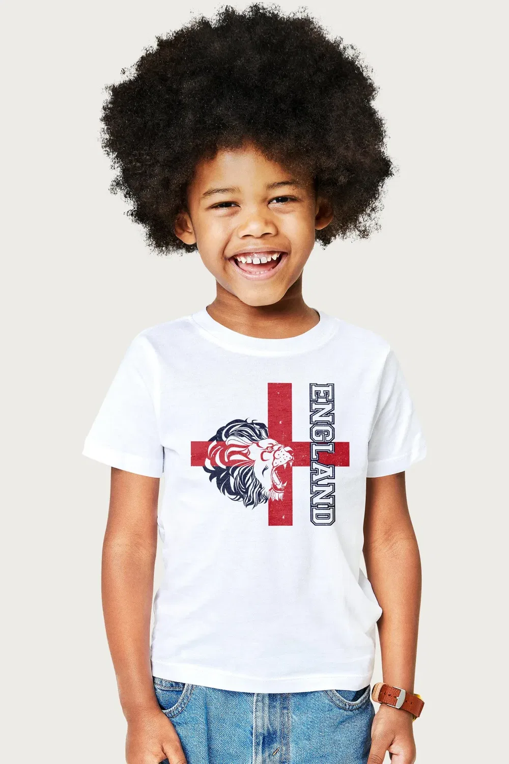 Футболка England Lion Red Cross World Cup Football Coto7, White