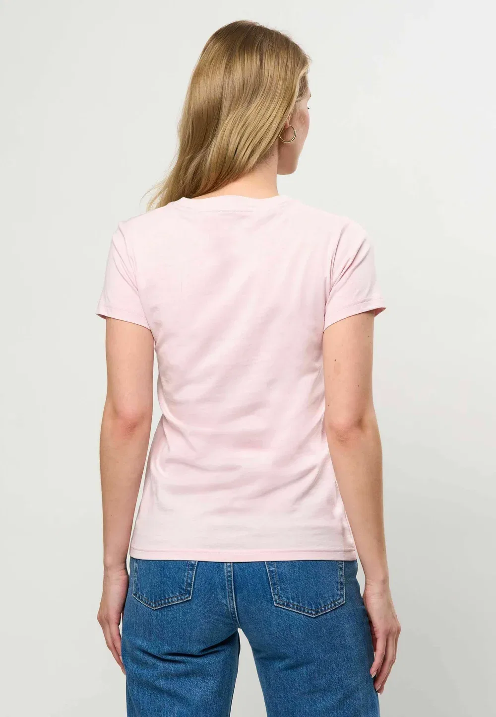 Футболка Uwassia с V-образным вырезом - базовая футболка U.S. Polo Assn., Pale Lilac — фото 3