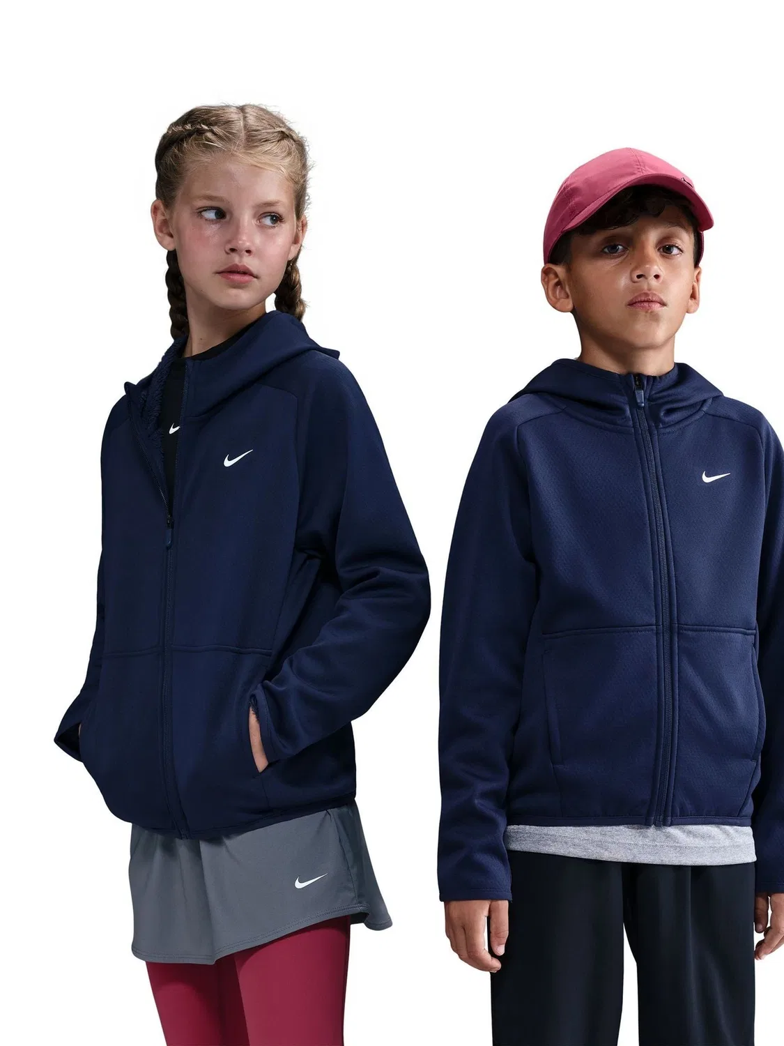 Толстовка с капюшоном Therma Fleece Winterized Nike, Midnight Navy — фото 4