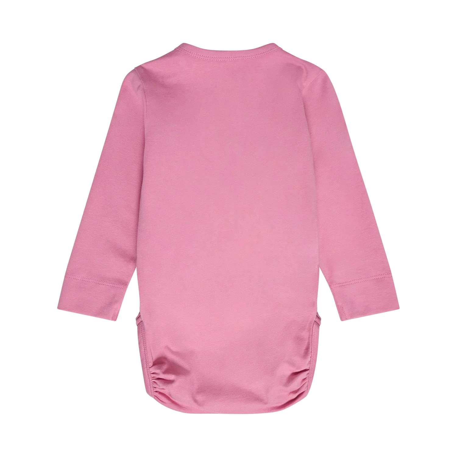 Детский боди-комбинезон с длинным рукавом Hummel Solid Mini, Роза — фото 3