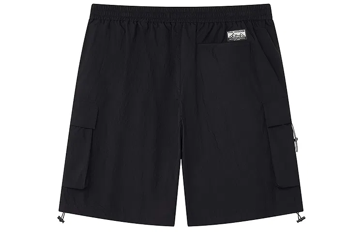 Детские шорты карго с принтом CleanFit Teenie Weenie Men, Black — фото 3