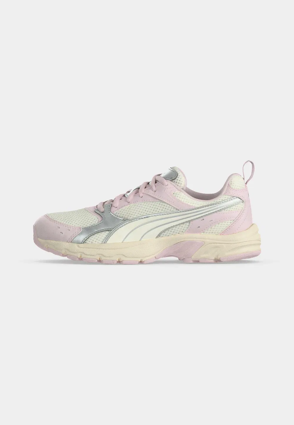 Milenio tech jr унисекс - кроссовки Puma, Warm White/Powder Pink — фото 2