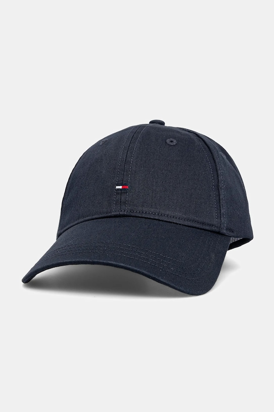 

Хлопковая кепка с козырьком Tommy Hilfiger, темно-синий