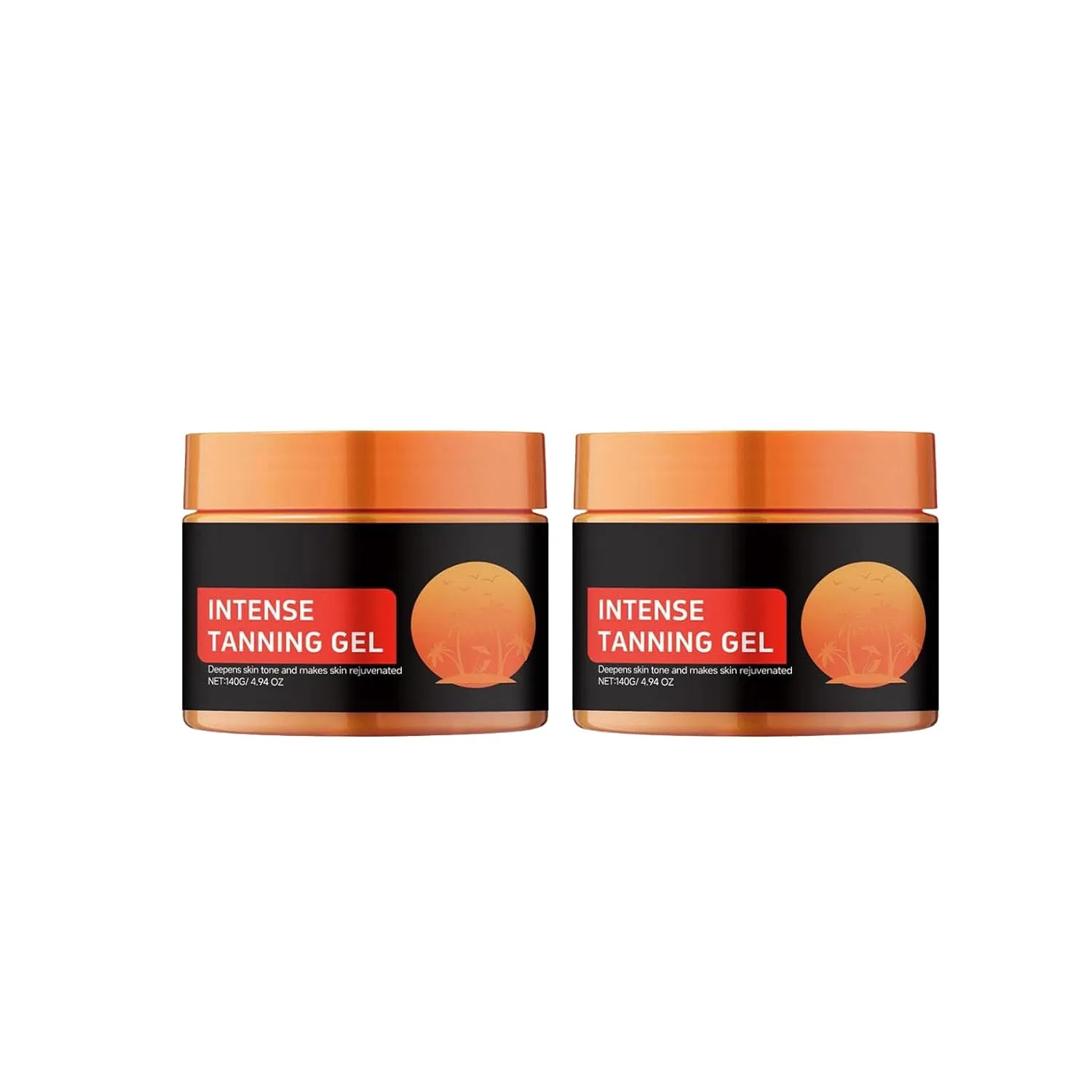 Крем для загара ускоритель Ovelle, 2 шт, 140 г