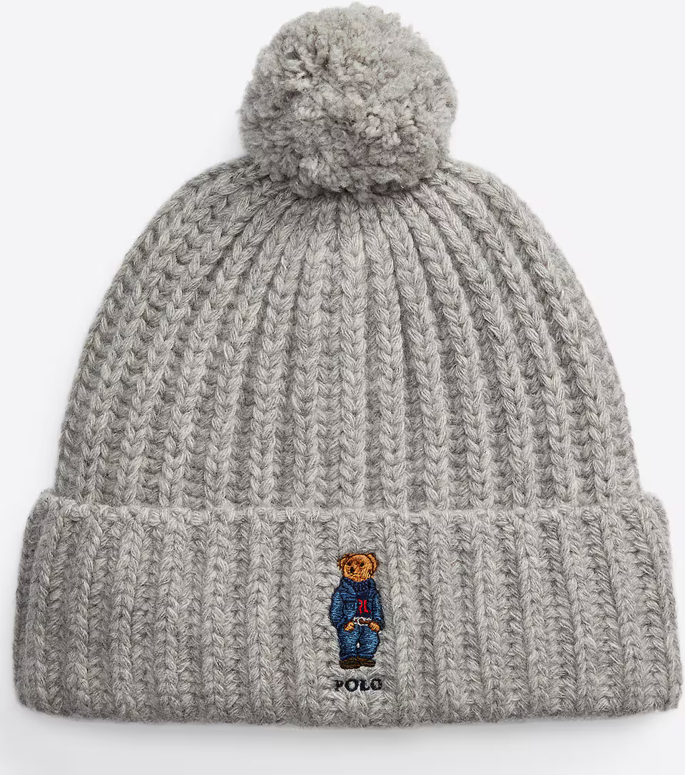 

Шапка-бини Polo Ralph Lauren, серый
