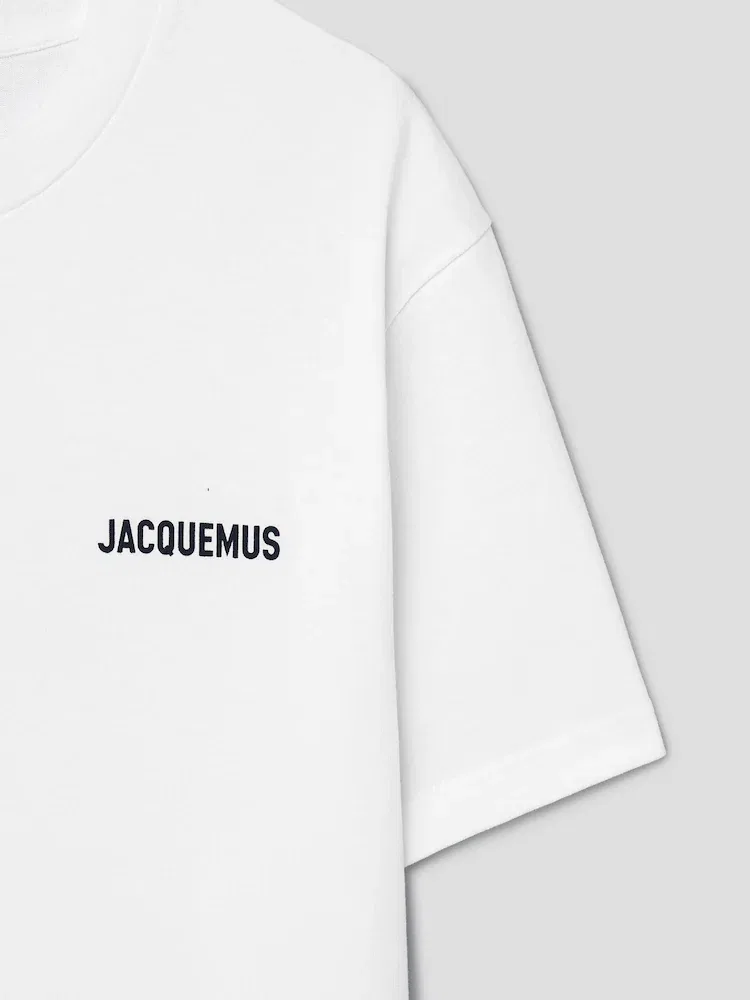 Футболка с коротким рукавом, логотип, Adresse JACQUEMUS, White — фото 4