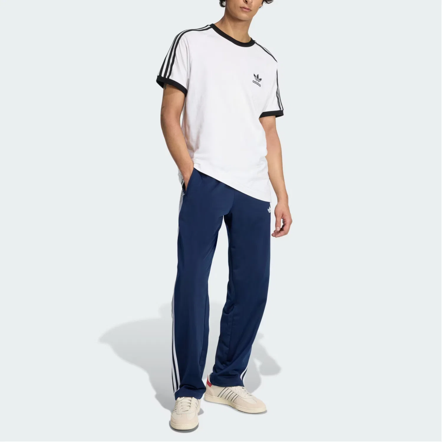 Мужские спортивные штаны с лампасами Adidas Originals, Midnight Indigo — фото 4