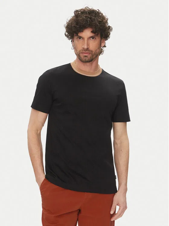 Футболка slim fit H-Tessler Boss, черный