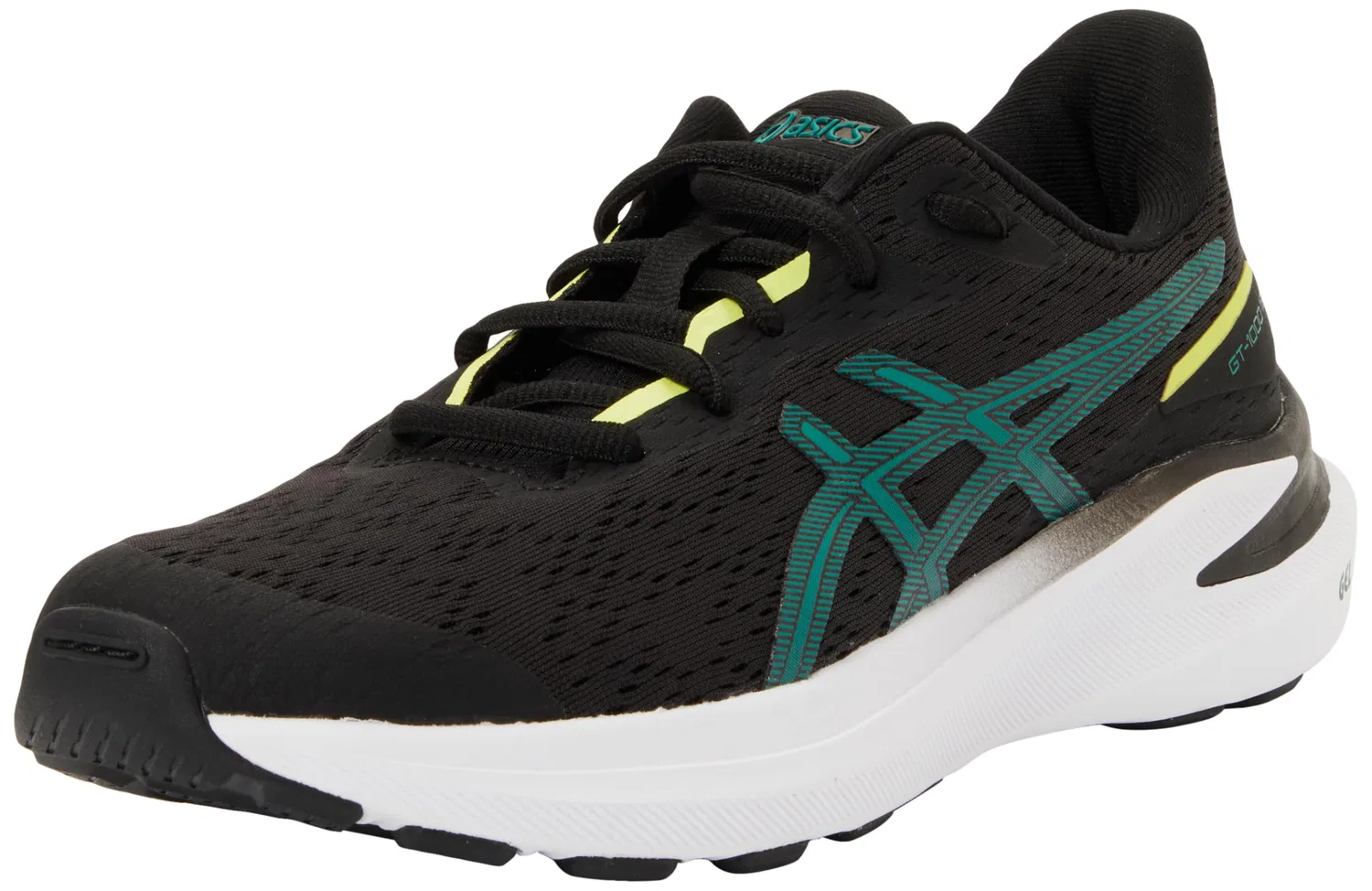 Детские кроссовки для мальчиков Gt-1000 13 Gs ASICS, Black Jasper Green