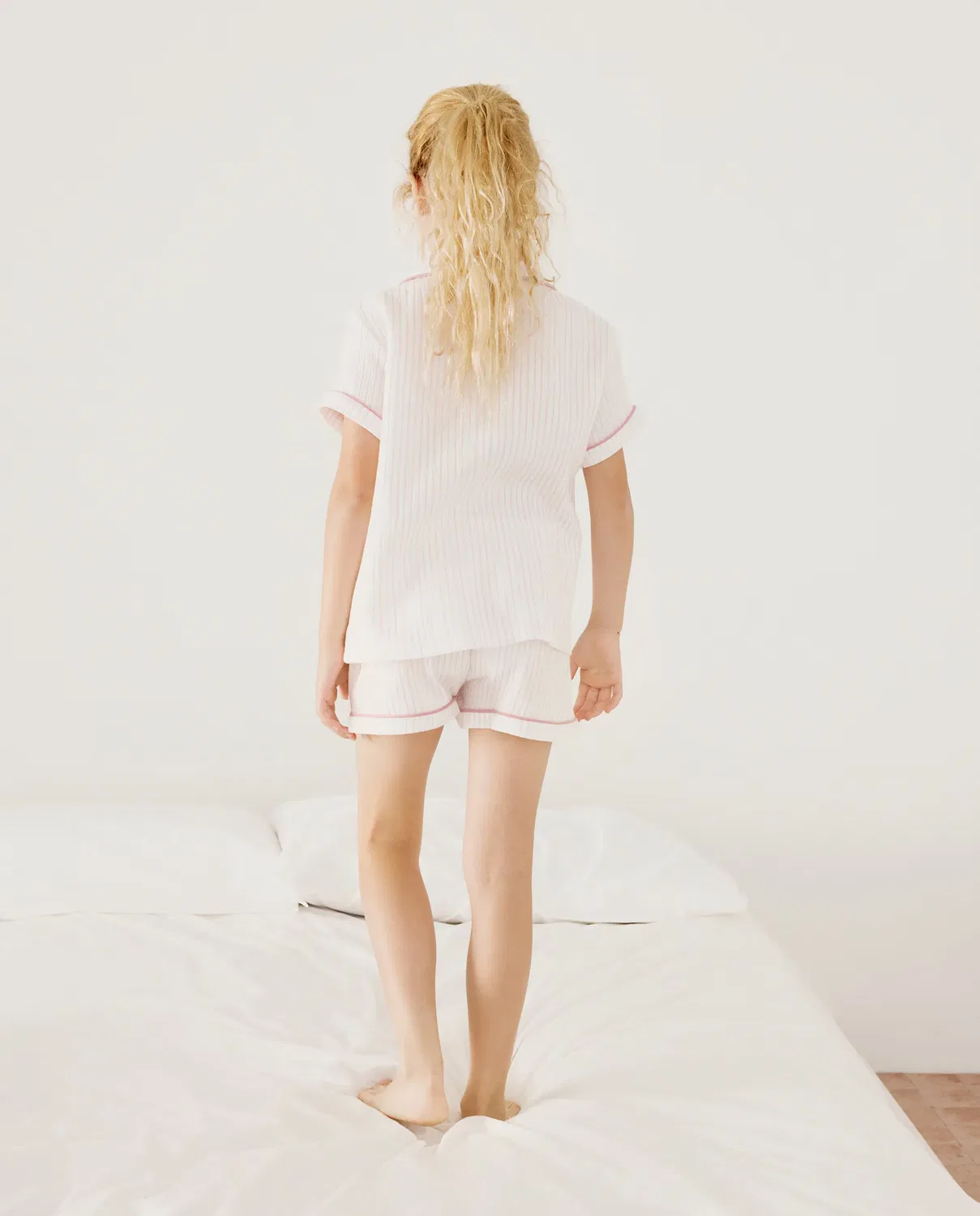Детская пижама для девочек с длинным рукавом Cotton Juice, Rosa — фото 3