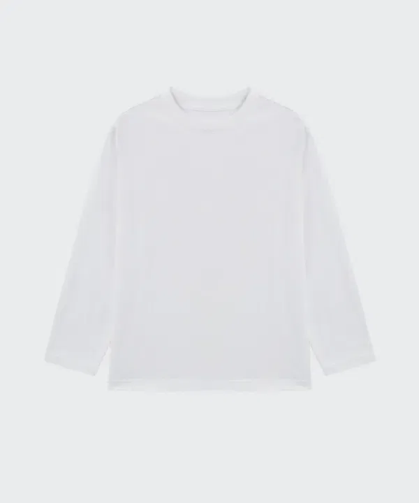 Футболка с длинным рукавом UV Protection, Relaxed Fit, Musinsa Standard Kids, белый — фото 3