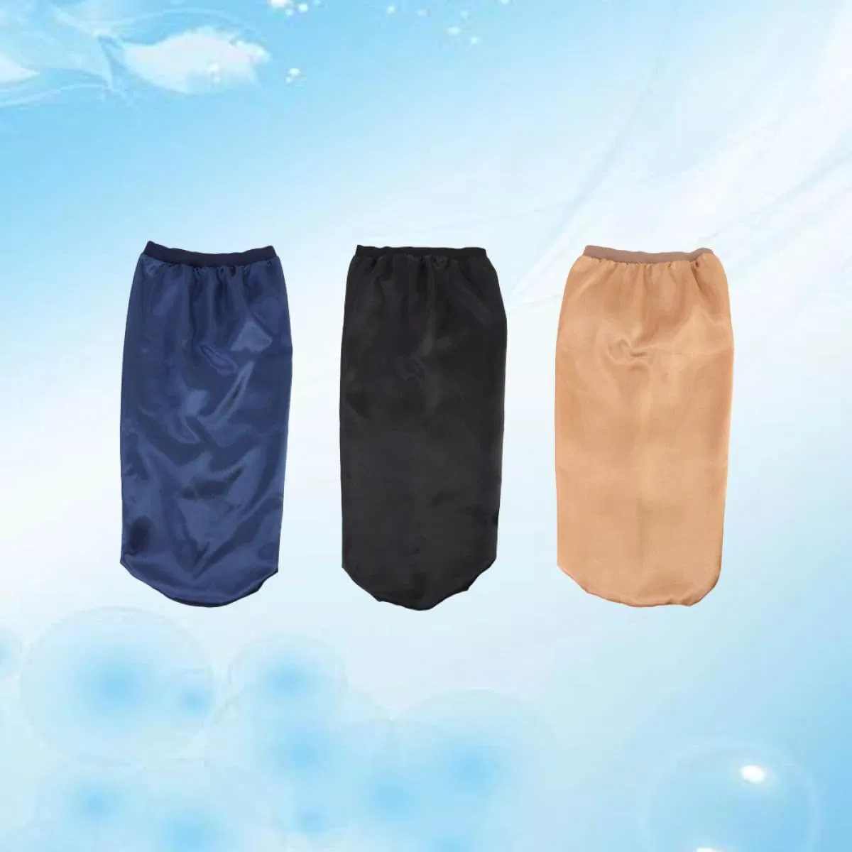 Шапочка для душа Satin, Homoyoyo, 3 шт, 63x26x2 см, Черный — фото 4