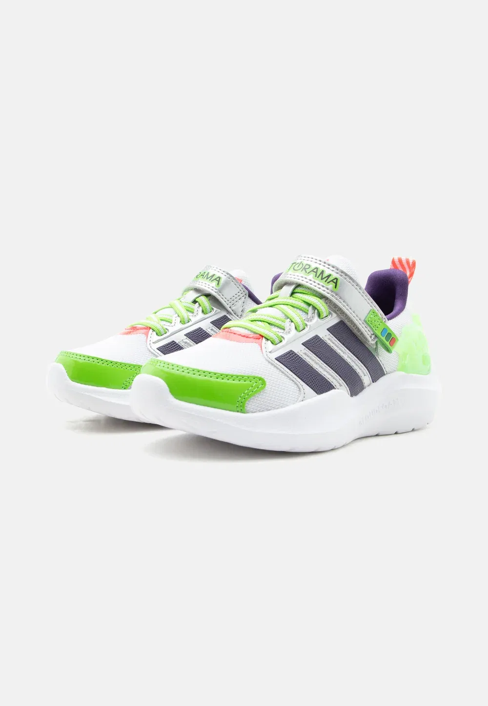 Lightorama rnr buzz унисекс - кроссовки Adidas Performance, Footwear White/Violet/Lucid Red — фото 2