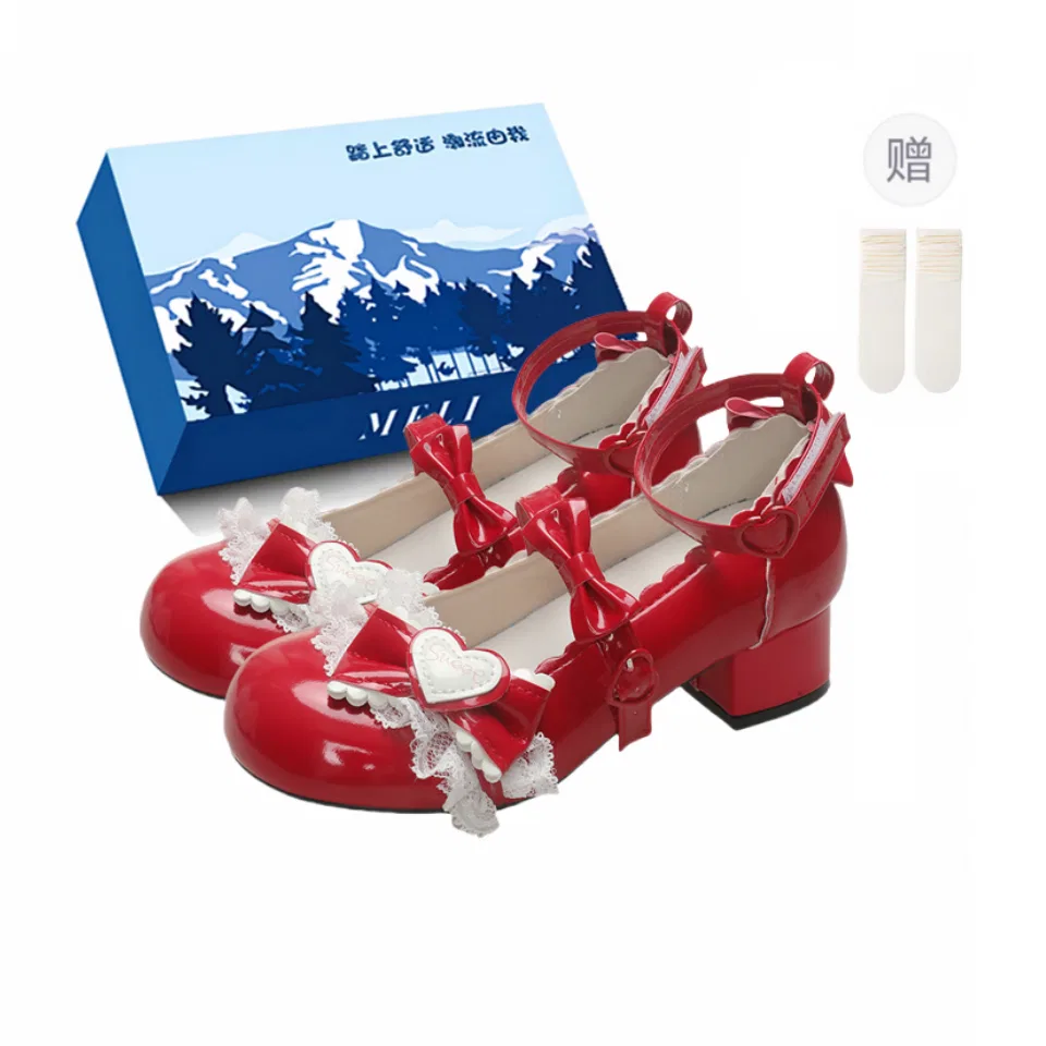 Детские кожаные туфли для девочек XIAOLUMILI, White Exclusive Shoe Box — фото 3
