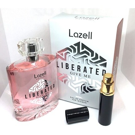 Женские духи Liberated Give Me By Lazell, 100 мл, парфюмерная вода, 5 мл, дорожный распылитель — фото 3