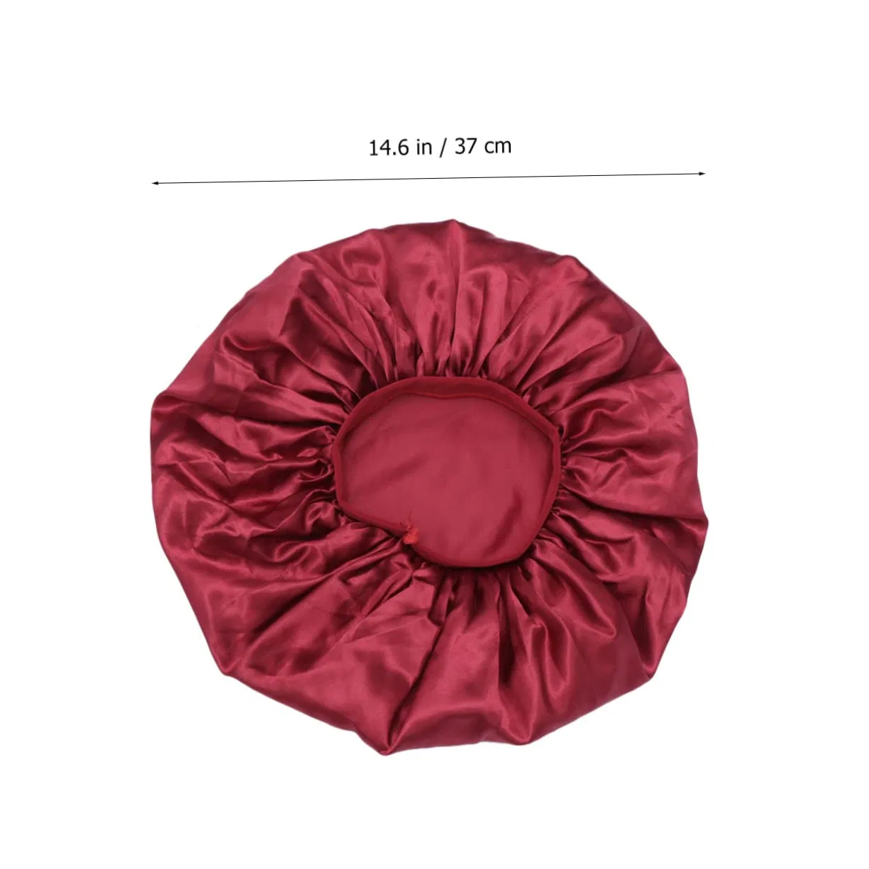 Шапочка для душа Satin, Healvian, набор 6 шт., 52x50 см, Weinrot — фото 2
