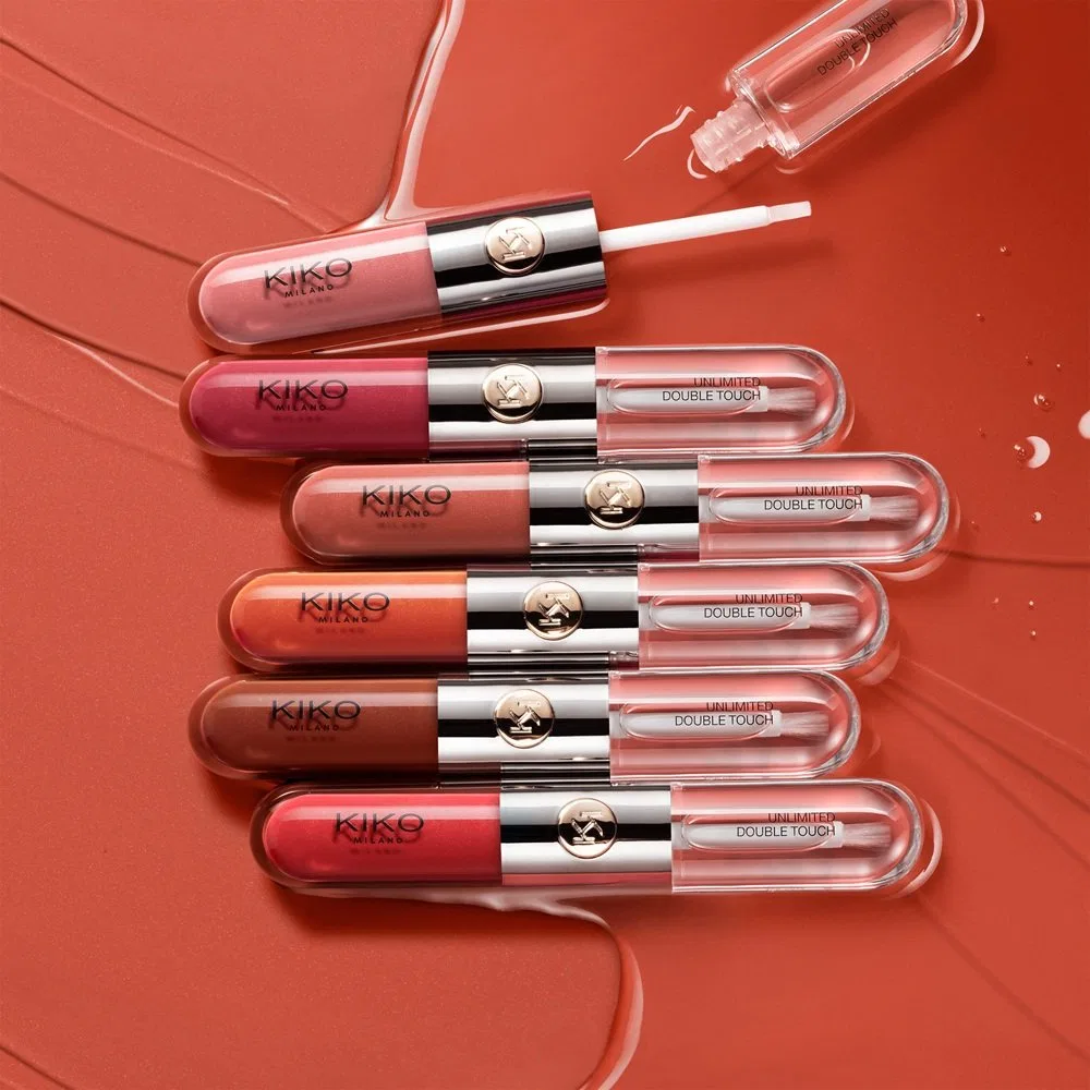 Двухэтапная жидкая помада для губ Unlimited Double Touch 101 Soft Rose KIKO Milano, 6 мл — фото 3