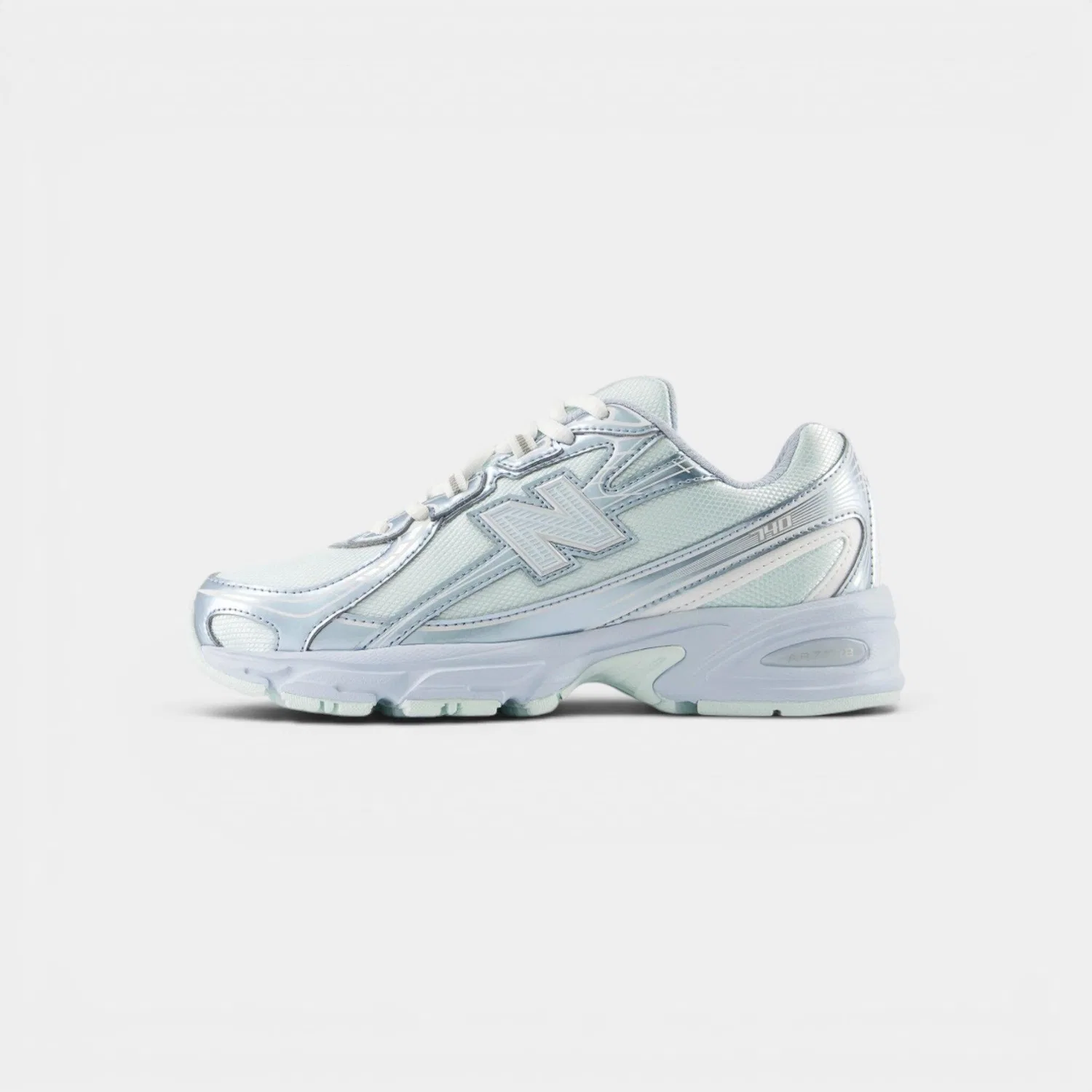 Детские кроссовки на шнуровке New Balance 740 Lace Big Kid 'Glint Blue', Blau — фото 2