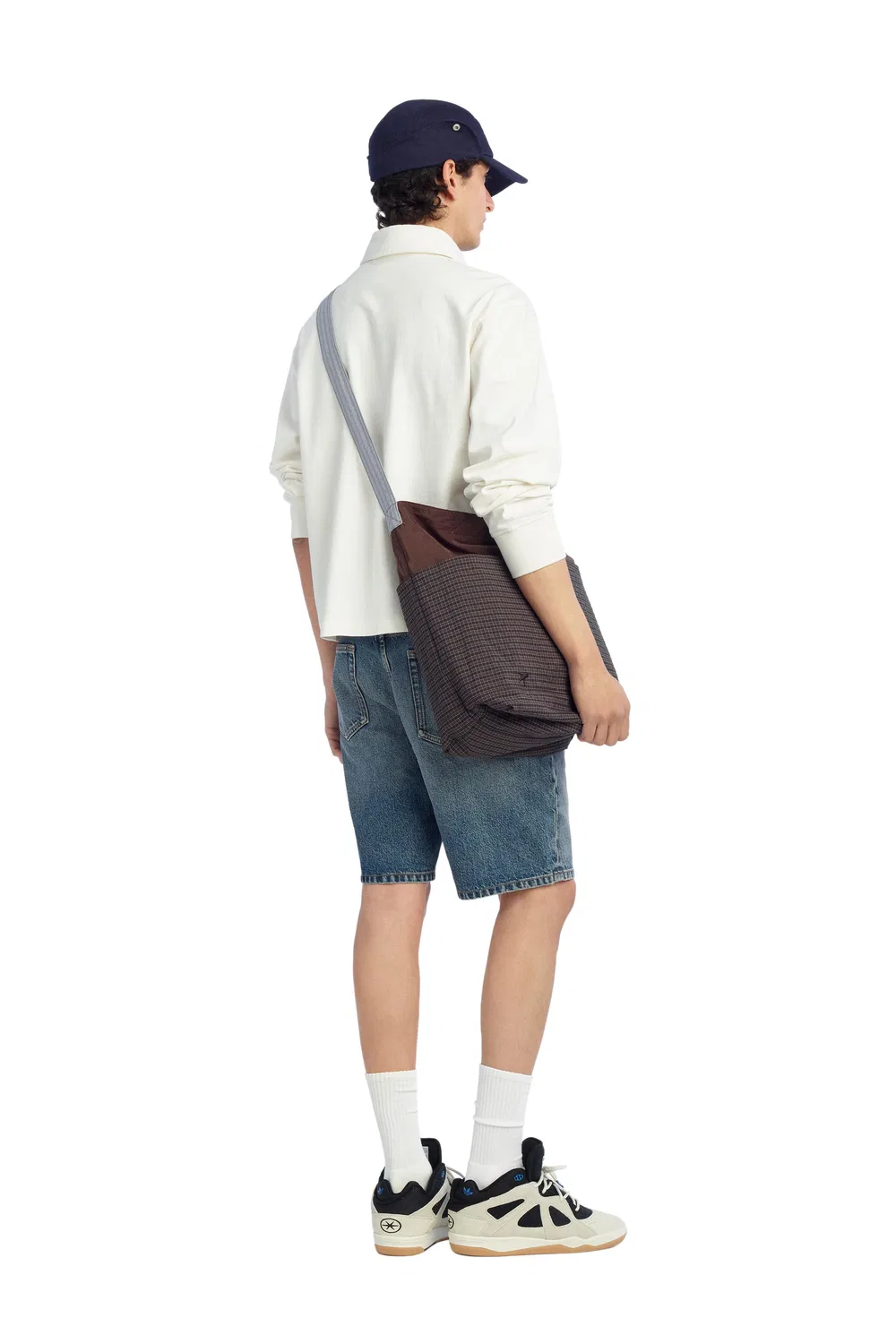 Хлопковая рубашка-поло укороченного кроя ZARA, Oyster-White — фото 2