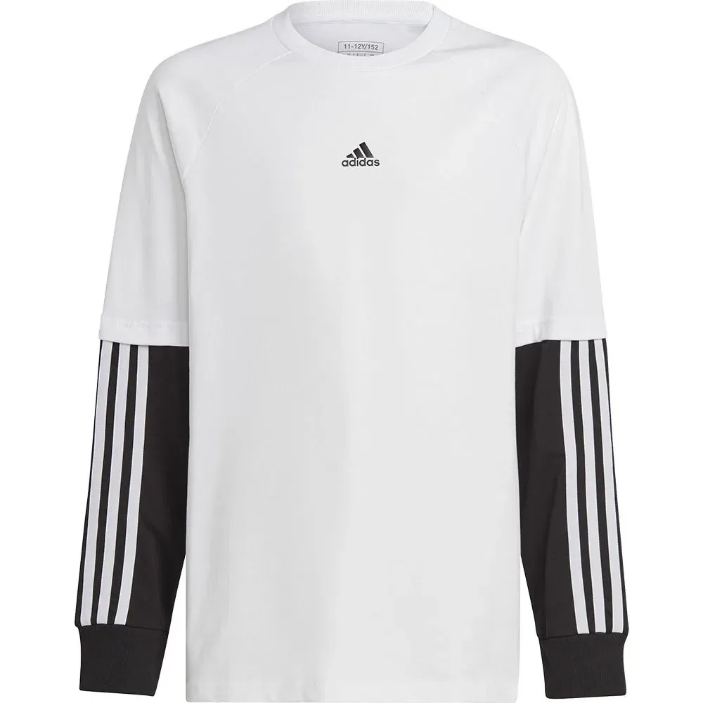 Футболка с длинным рукавом Street Jam 2in1 Adidas, белый