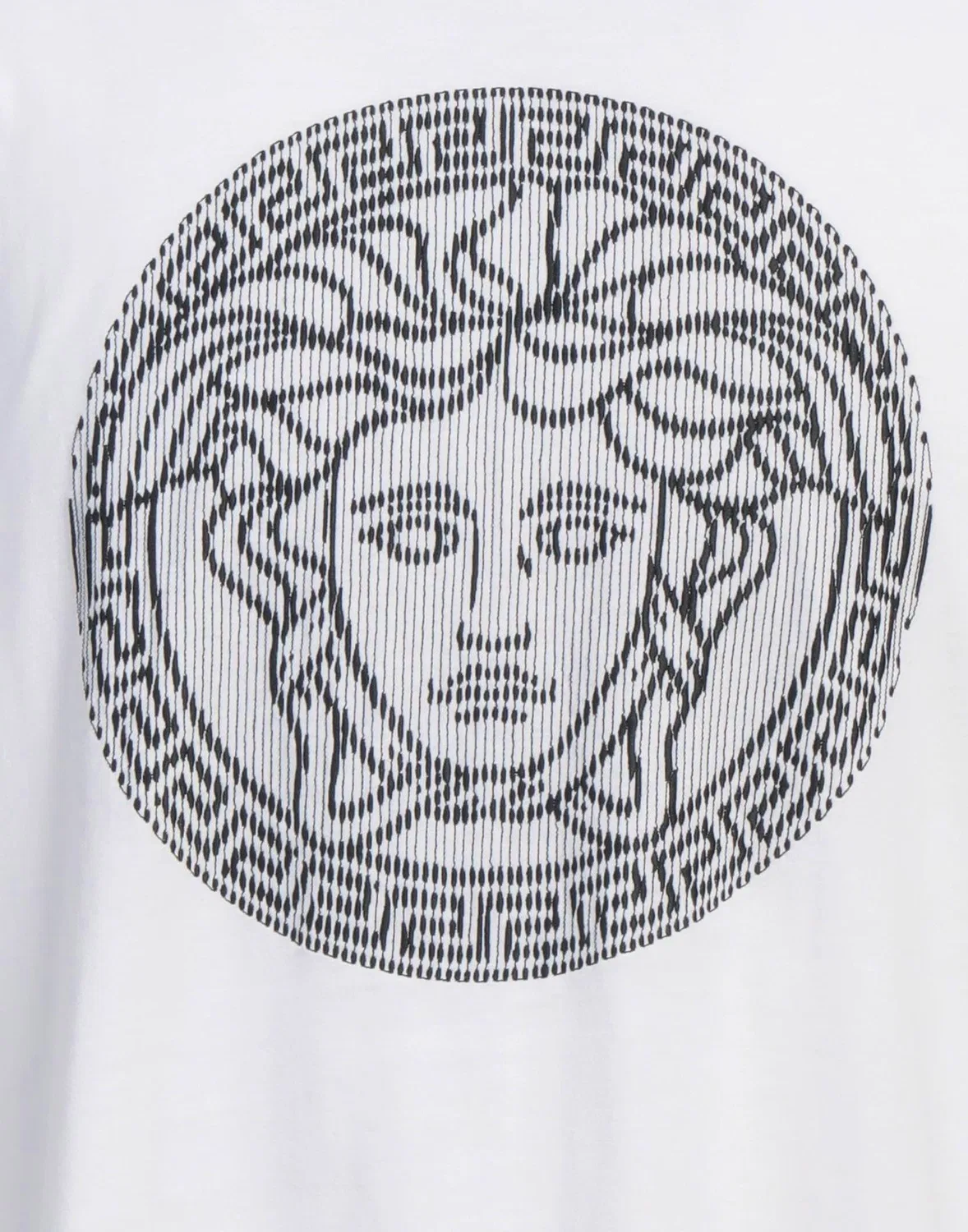 Мужская футболка с логотипом Versace, белый — фото 4