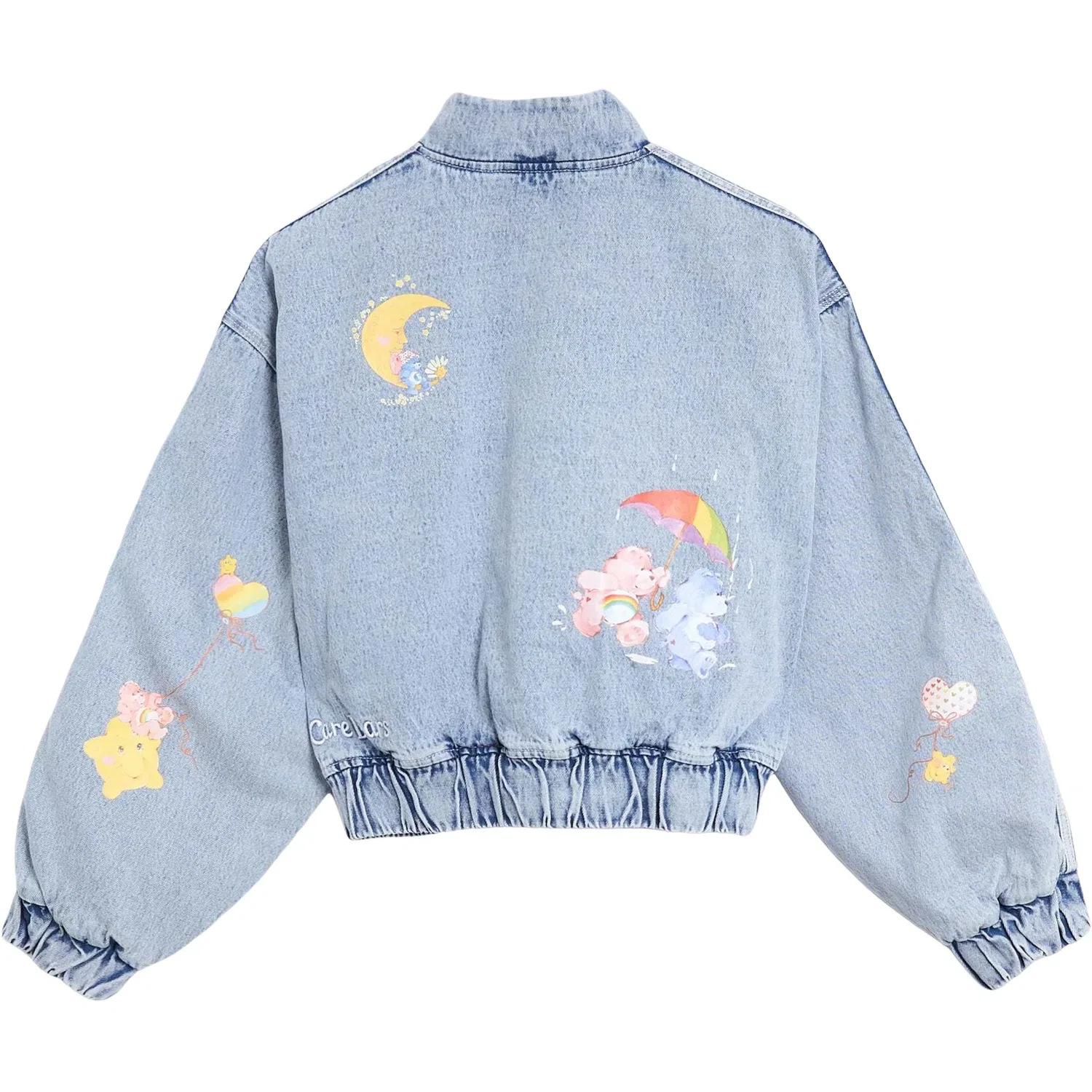 Женская куртка Care Bear Bomber Jacket Asia Sizing 'Electric Sky' adidas, Electric Sky — фото 2