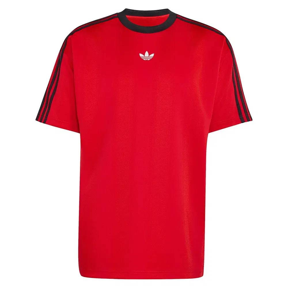 Мужская футболка с жаккардовым принтом Adicolor Jacquard Jersey Adidas Originals, Red — фото 3