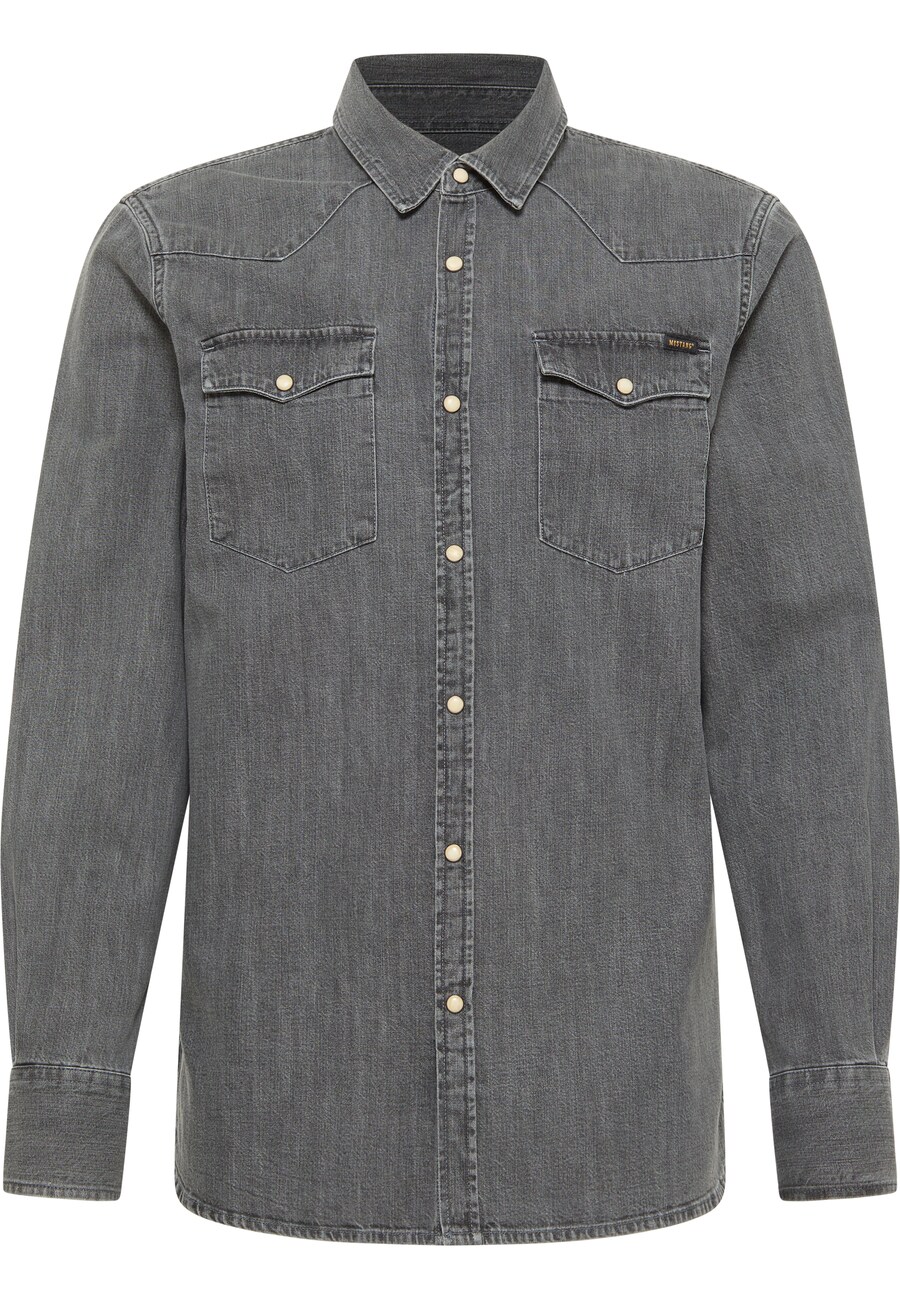 

Рубашка на пуговицах классического кроя MUSTANG Duver, Dark grey