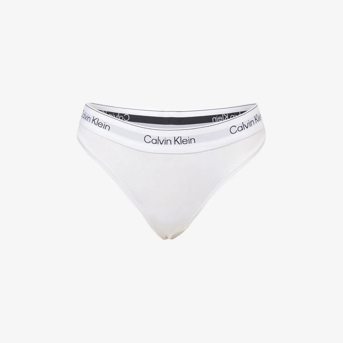 Трусики-стринги icon из смеси хлопка и модала Calvin Klein, белый