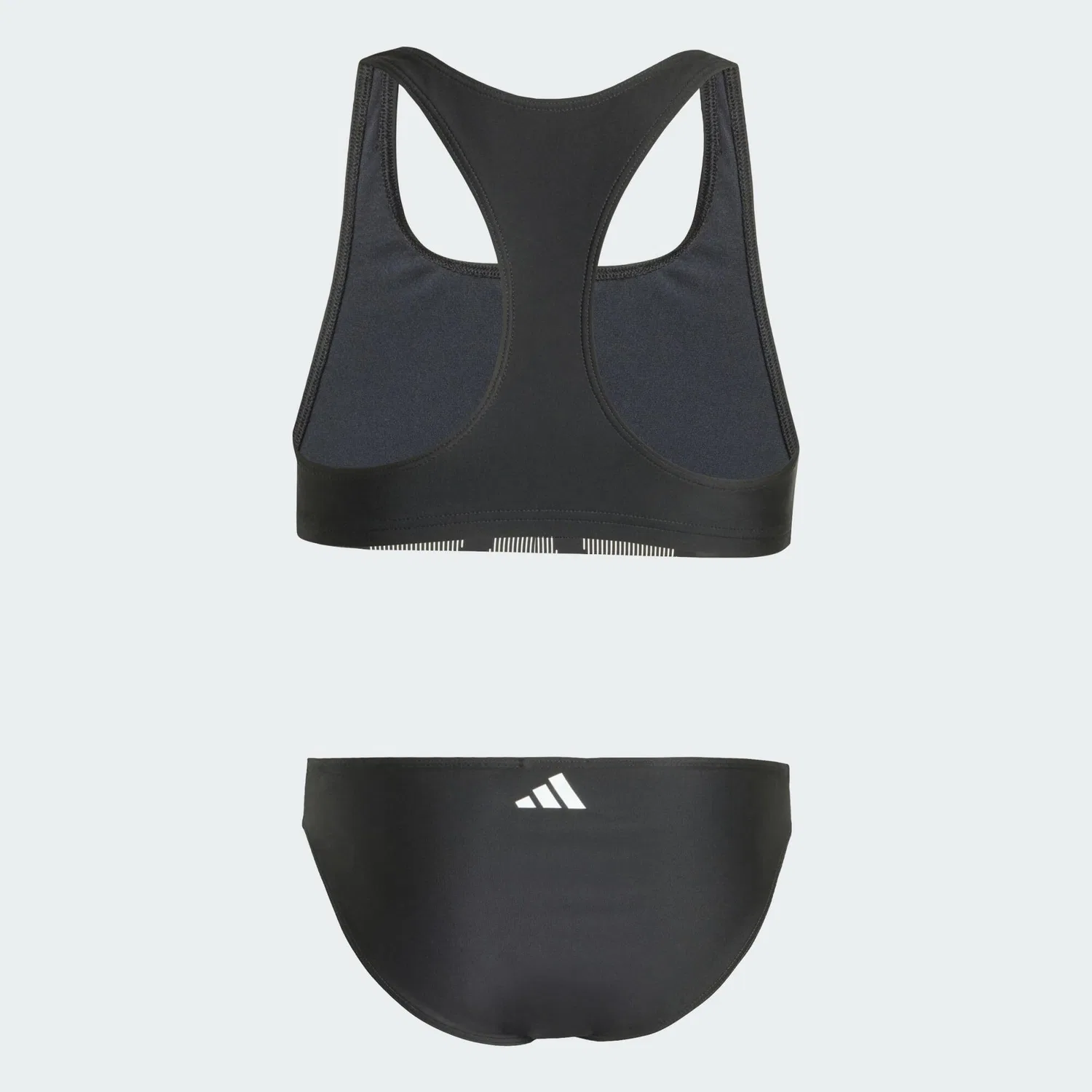 Детское бикини-комплект с принтом Big Logo Kids Adidas, Черный — фото 3