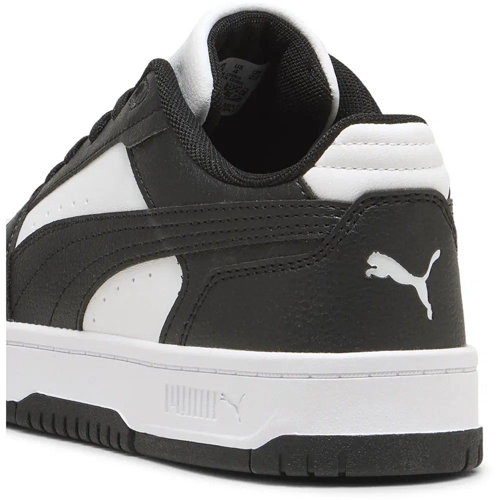 Детские кроссовки для девочек с верхом из синтетической кожи Rebound Slam Lo Puma, Black — фото 4