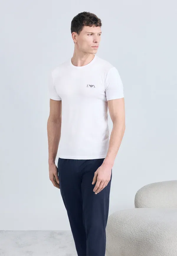 Комплект из двух маек с круглым вырезом Parte alta - нижнее белье Emporio Armani, белый