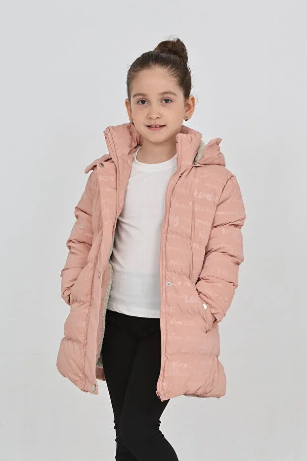 Детское зимнее пальто для девочек пуховое Young Fivente, Pink