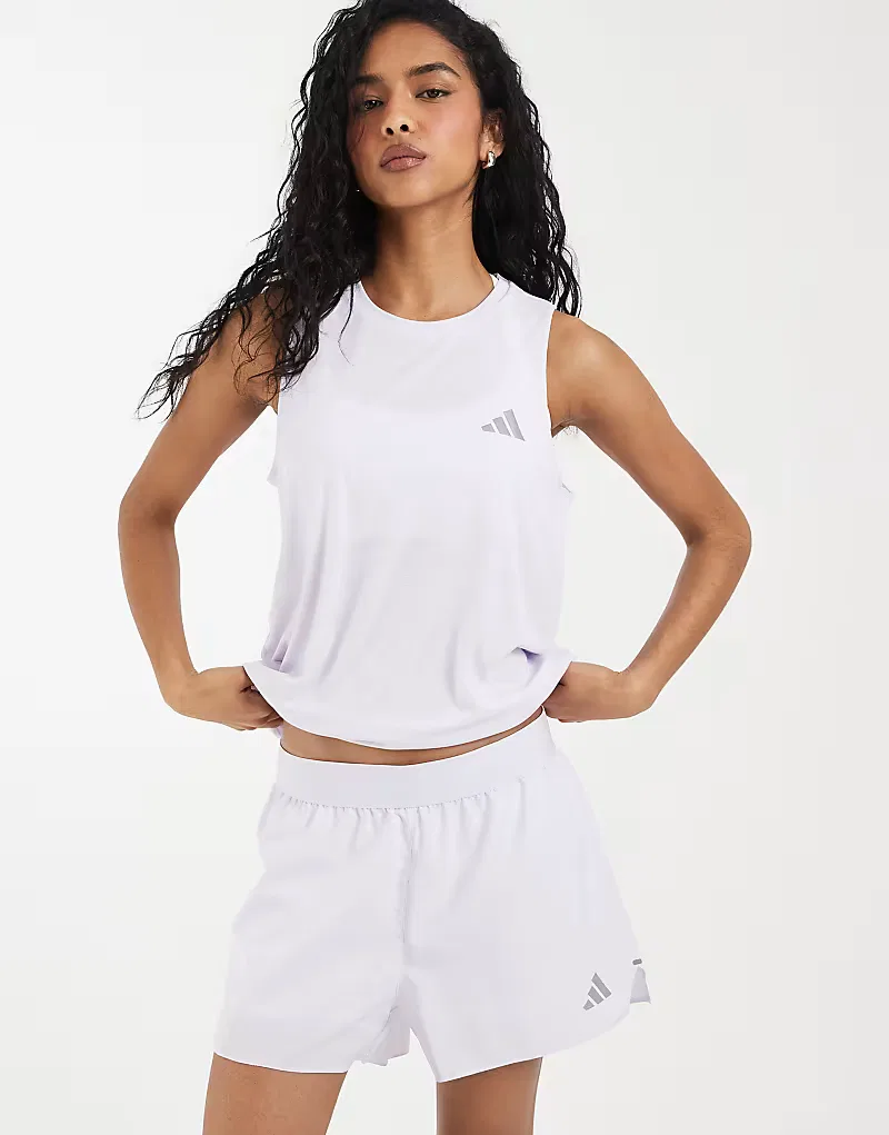 Беговые шорты Adidas Running Essentials 2-в-1, замороженный фиолетовый